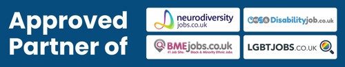 Approved Partner of NeurodiversityJobs.co.uk DisabilityJob.co.uk BMEJobs.co.uk LGBTJobs.co.uk