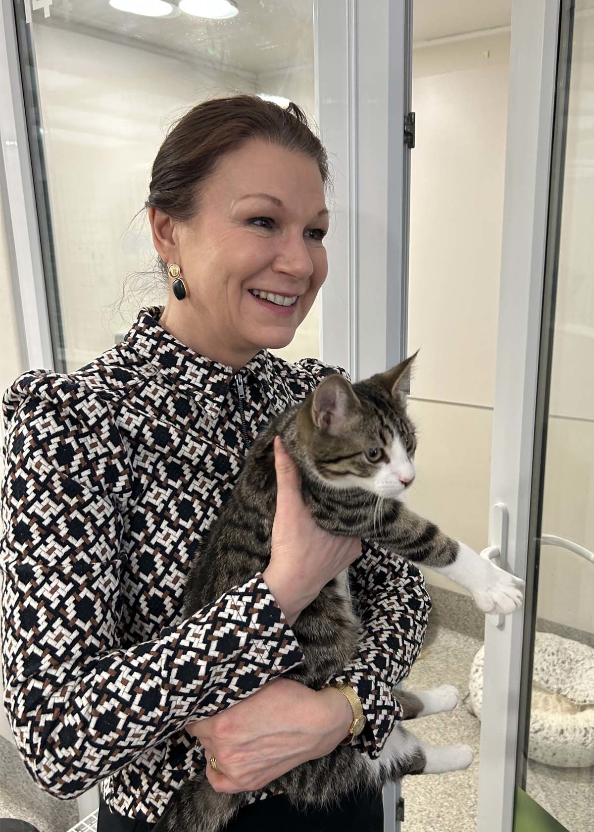 Baroness Hayman backs support for abuse survivors and pets