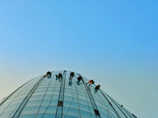 Twilight abseil