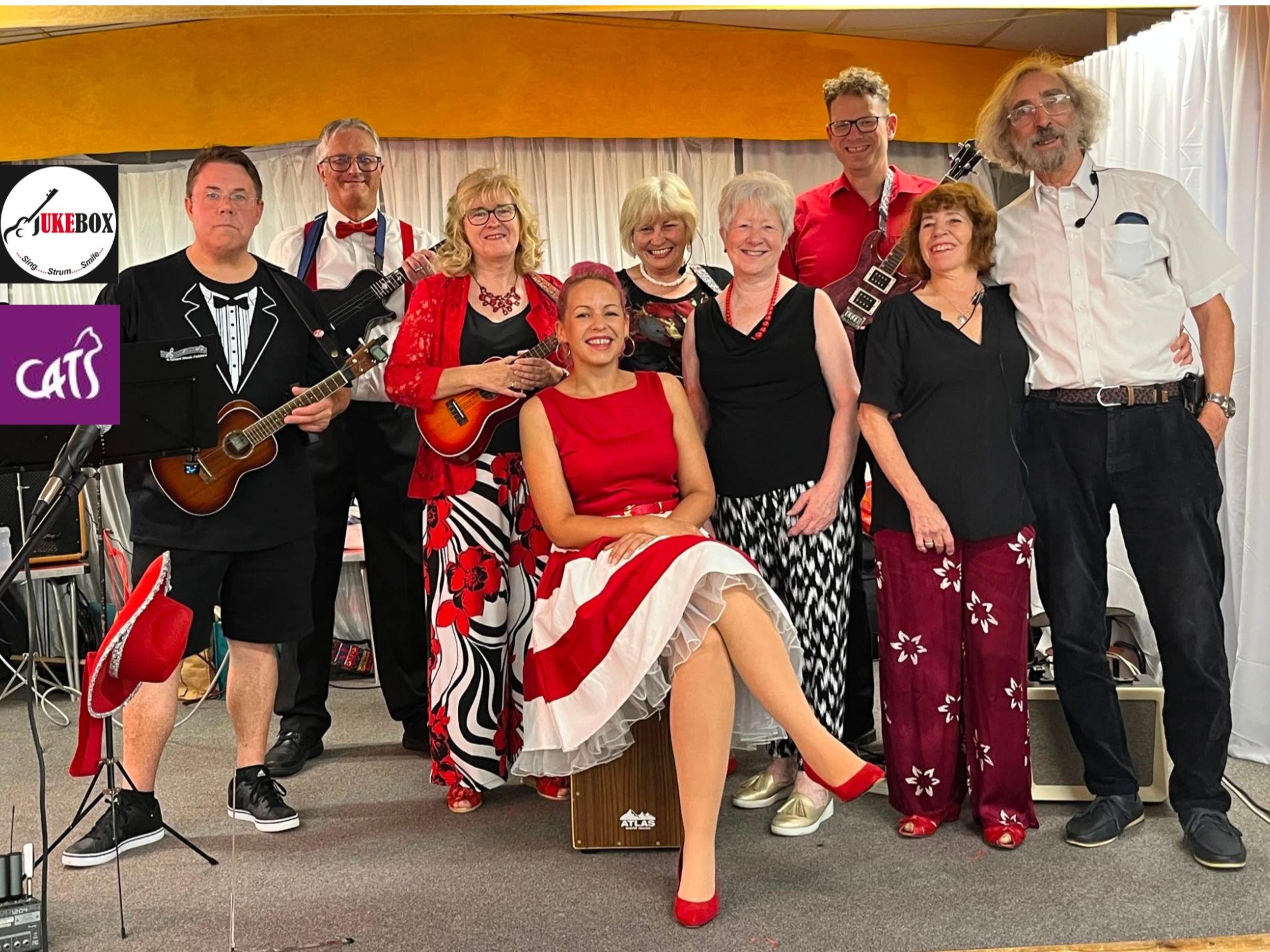 Jukebox Ukulele Band Concert for Cats